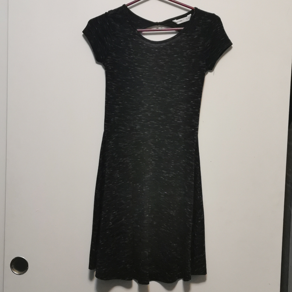 Grey Dress with small open back